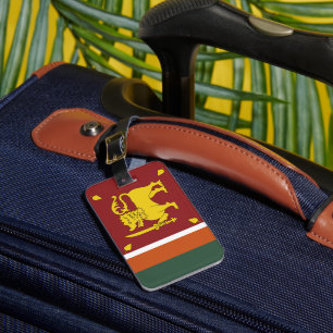 Sri Lanka flag Luggage Tag