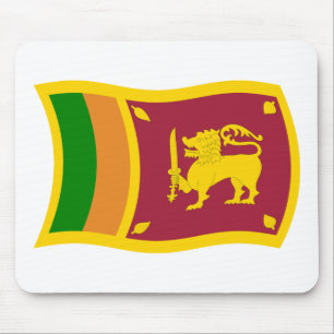 Sri Lanka Flag Mousepad