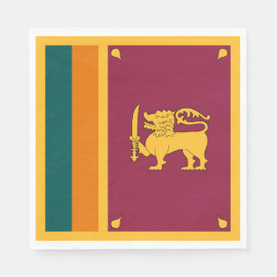 Sri Lanka Flag Napkin