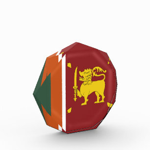 Sri Lanka flag Photo Block