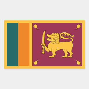 Sri Lanka Flag Sticker