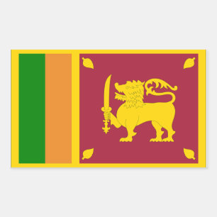 Sri Lanka Flag Sticker