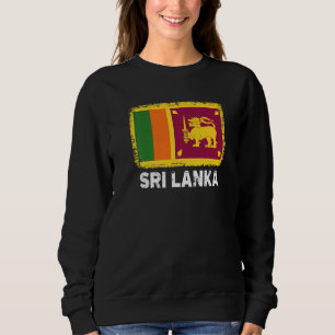 Sri Lanka Flag Support Sri Lankan People Women Me Sweatshirt