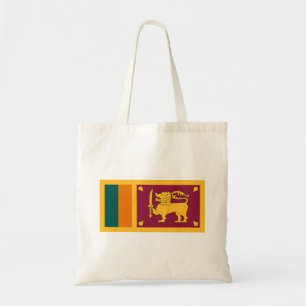 Sri Lanka Flag Tote Bag