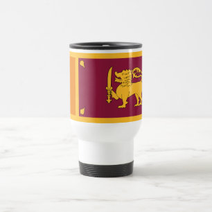 Sri Lanka Flag Travel Mug