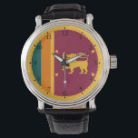 Sri Lanka Flag Watch<br><div class="desc">Patriotic flag of Sri Lanka.</div>