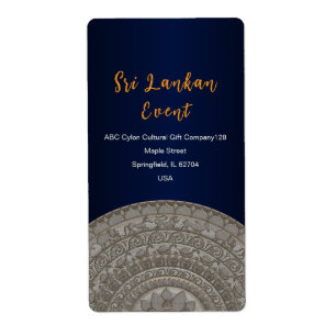 Sri Lanka invitation design