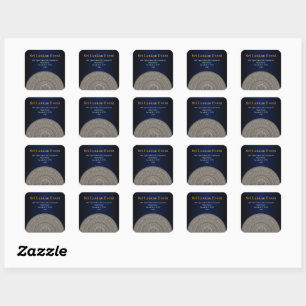 Sri Lanka invitation design Square Sticker