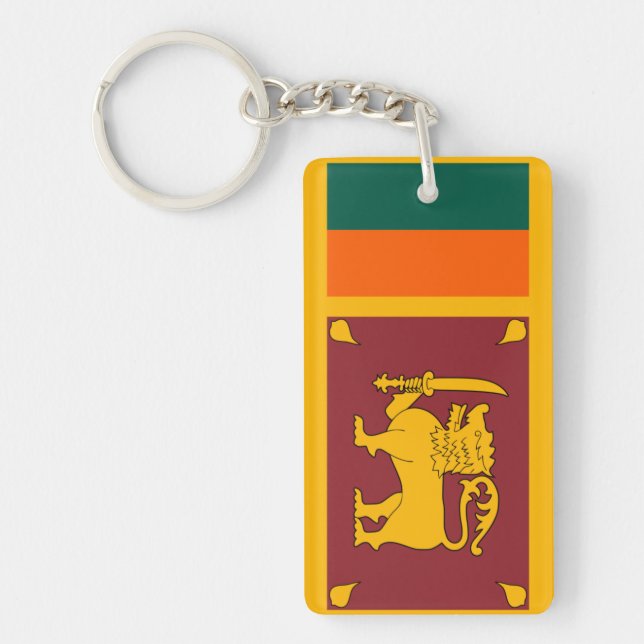 Sri Lanka Keychain (Front)