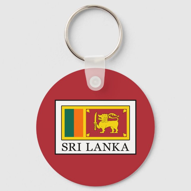 Sri Lanka Keychain (Front)