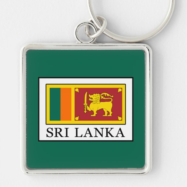 Sri Lanka Keychain (Front)