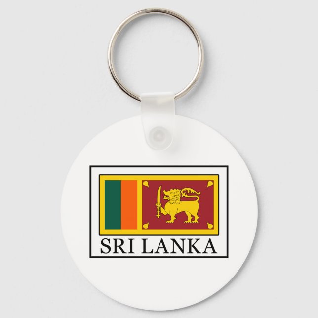 Sri Lanka Keychain (Front)