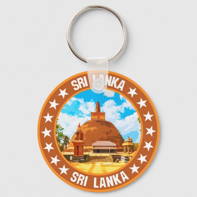 Sri Lanka                                          Keychain (Front)