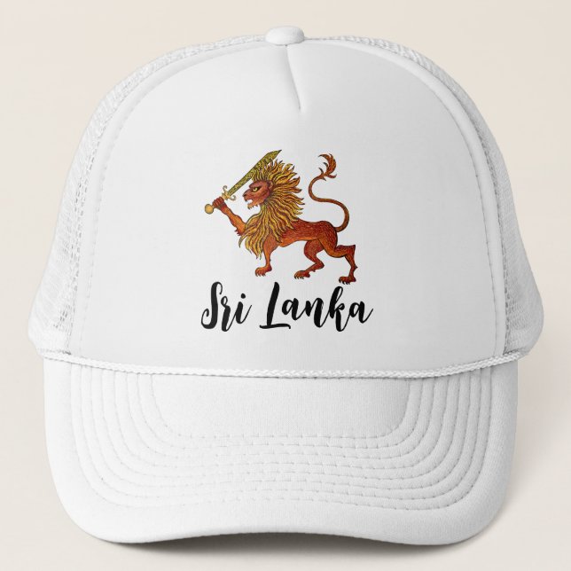 Sri Lanka Lion Trucker Hat (Front)