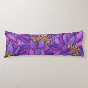 Sri Lanka  Lotus Flower Painting Body Pillow