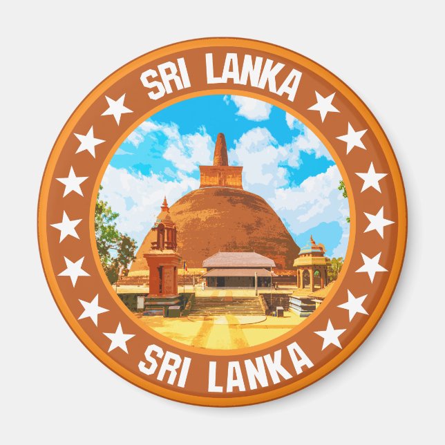 Sri Lanka                                          Magnet (Front)