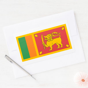 Sri Lanka National Flag Lion Symbol Sticker
