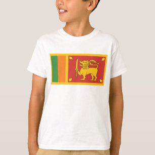 Sri Lanka National Flag Lion Symbol T-Shirt
