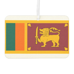 Sri Lanka National World Flag Air Freshener