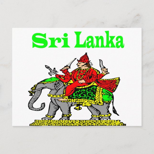 Sri Lanka Postcard (Front)