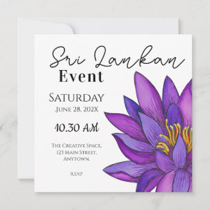 Sri Lanka  Sigiri Paintings Save The Date