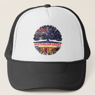 Sri Lanka Sri Lankan Australian Australia Tree Trucker Hat
