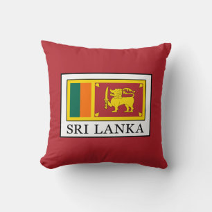 Sri Lanka Throw Pillow