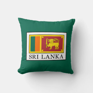 Sri Lanka Throw Pillow