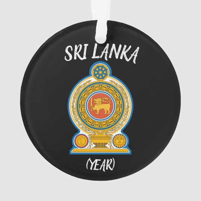 Sri Lanka Trip Christmas Ornament (Back)