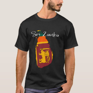 Sri Lanka tshirt, Sri Lankan maps, Sri Lanka flag T-Shirt