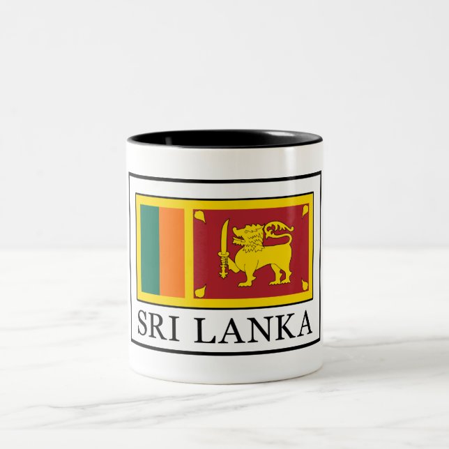 Sri Lanka Two-Tone Coffee Mug (Center)