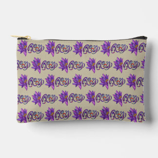 SRI LANKA Word with Lotus Accessory Pouch