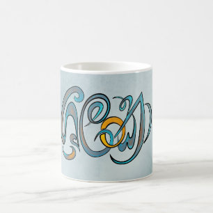 Sri Lanka Wording hand-painted typography Coffee Mug