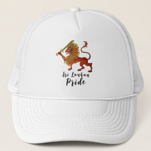 Sri Lankan flag lion Trucker Hat