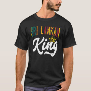 Sri Lankan King Sri Lanka Sri Lankan Sri Lanka Fla T-Shirt