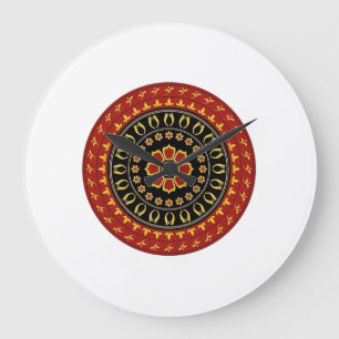 Sri Lankan Traditional Art Wall Clock