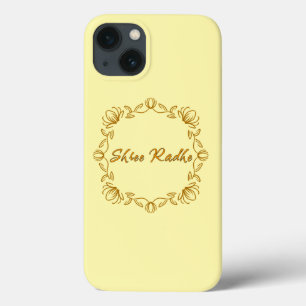 Sri Radhe - beautiful floral - Hare Krishna iPhone 13 Case