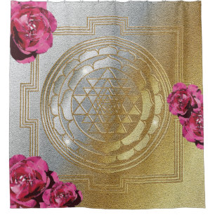 Sri Yantra and the Scent Of Roses II - Shower Curt