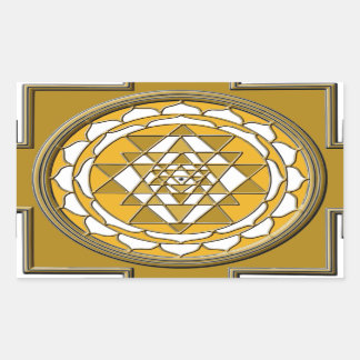 Sri Yantra Bronze Sticker