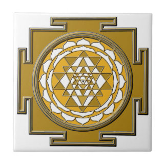 Sri Yantra Bronze Tile