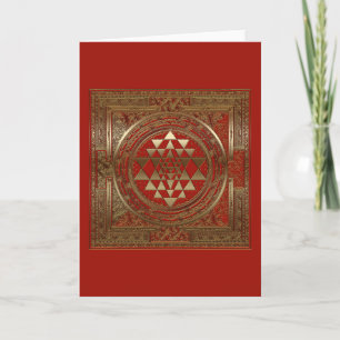 Sri Yantra - Carte de voeux
