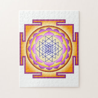 Sri Yantra Chakra Shiva Shakti Navayoni Goddess  Jigsaw Puzzle