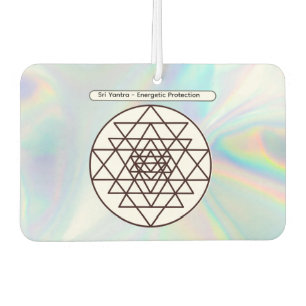 Sri Yantra – Customizable Protection Talisman Air Freshener