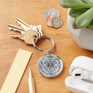 Sri Yantra – Customizable Protection Talisman Keychain