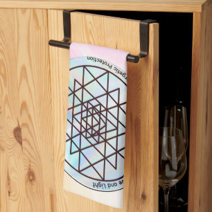 Sri Yantra – Customizable Protection Talisman Kitchen Towel