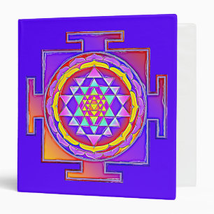 Sri Yantra - Hinduism Symbol Design 1 Binder