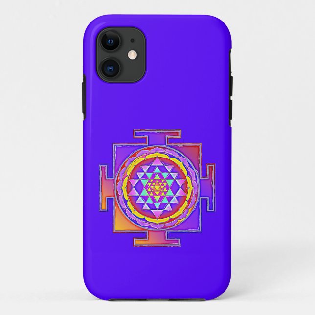 Sri Yantra - Hinduism Symbol Design 1 Case-Mate iPhone Case (Back)
