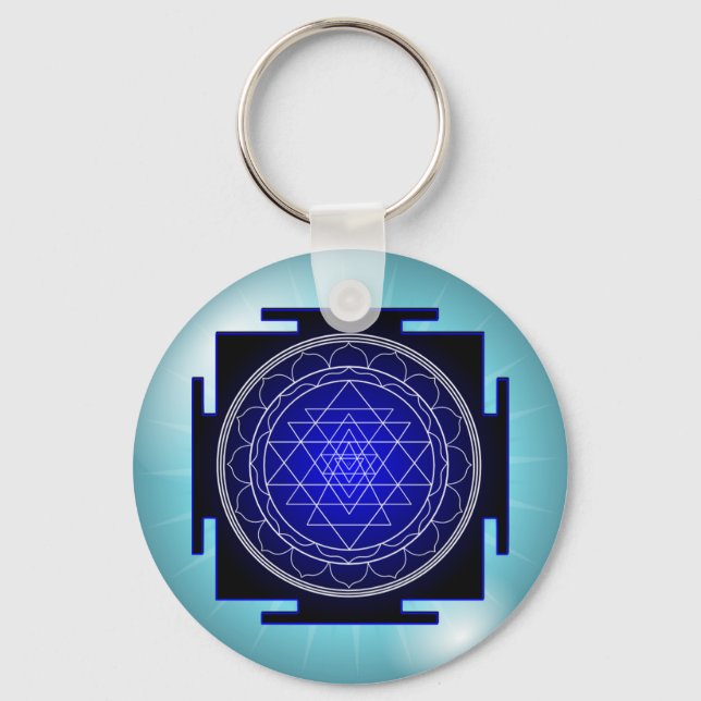 sri yantra keychain (Front)