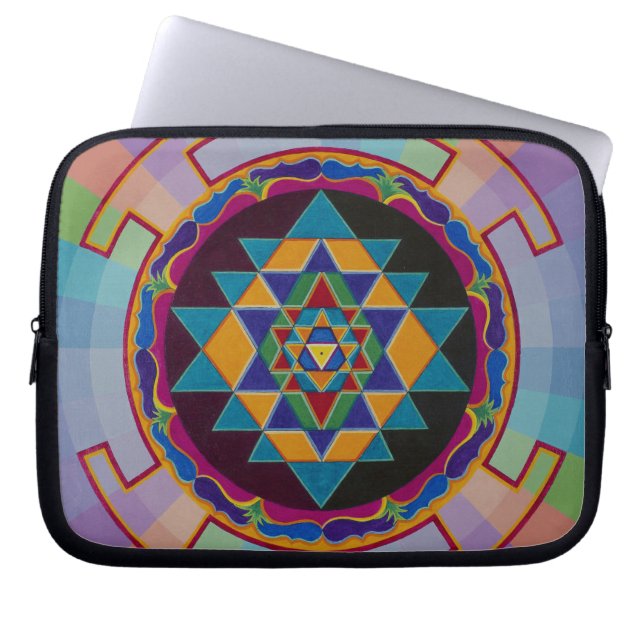 Sri Yantra Lap Top Sleeve (Front)