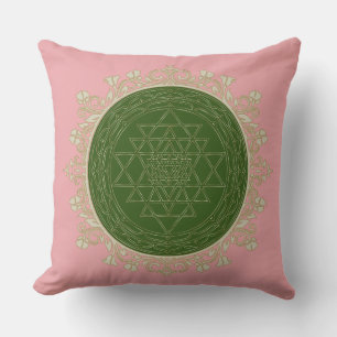 Sri Yantra Mandala - Coussin